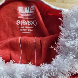 Christmas Dresses And Mrs. Claus Costume Girls 6x